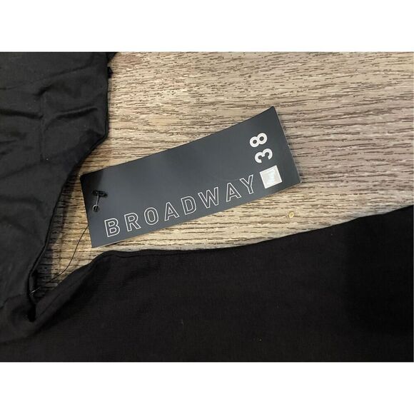 Broadway Short Sleeve Top Black Large New - Picture 3 of 9